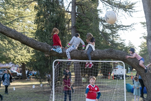 Kids in park